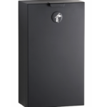 Bobrick B-35139.MBLK TrimLineSeries™  Surface-Mounted Sanitary Napkin Disposal, Matte Black
